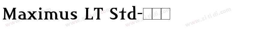 Maximus LT Std字体转换